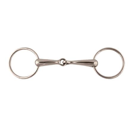 Jacks 20122-5-3-4 5.75 in. Stainless Steel Loose Ring Snaffle Bit 20122-5-3/4